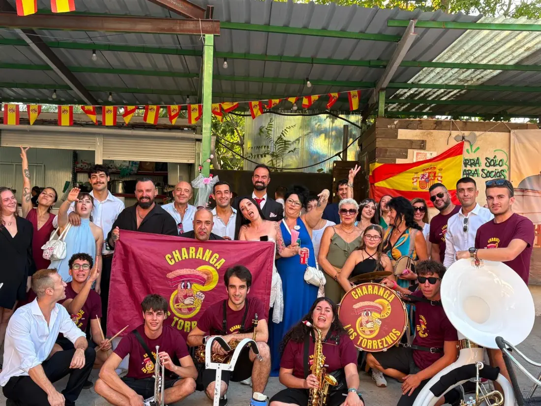Charanga Los Torreznos en una boda